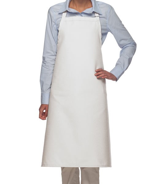 Full Length Bib Aprons in White